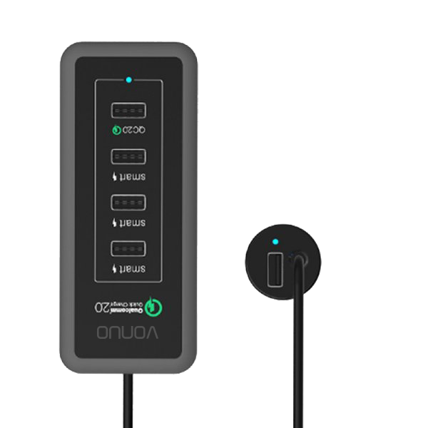 5 Port Smart Fast  Charging  Car Charger